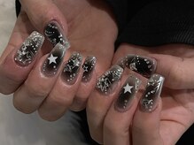 ハチイチイチサン(8113)/エアブラシ×星