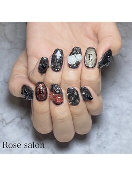 トータルビューティーローズ(Rose)/アニメイメージネイル