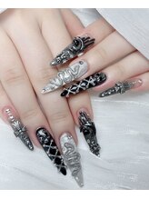 Mネイル/グラデーション｜ゴテゴテ