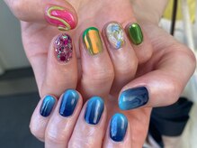 カーティシーネイルズ(curtisii NAILS)/アシンメトリーポップ
