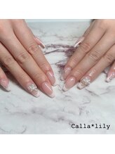 カラーリリー 恵比寿(Calla lily)/ベビーピンクフレンチ