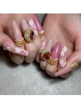 クロレ(Nail Salon COLORE)/春/桜ネイルby. honoka