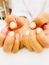 お花のデザインアートネイル