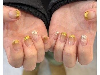 ループ 川崎店(LOOP)/ゴールド×ベージュデザイン