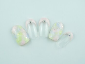 まつげアンドネイル ディアマンローズ(DIAMANT ROSE)/タイダイフラワー・90分6930円