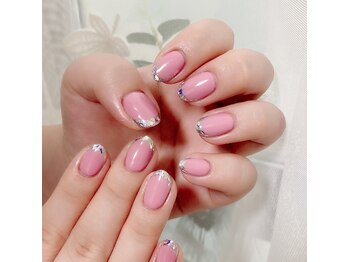 コロミネイル(colome nail)/ガラスフレンチ