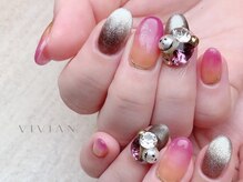 ヴィヴィアン ネイル(Vivian nail)/ハロウィン　グラデーション