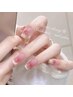 【人気ワンホンネイル】チークマグネットネイルorチークオーロラネイル¥6680