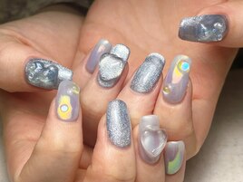 マグネット　オーロラネイル