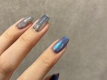 チャーム(charmu.)/ブルーニュアンスネイル