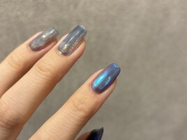 ブルーニュアンスネイル