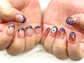 組み合わせハロウィンネイル