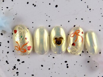 ショコ アンド ラム(Syoko&Lum)/★ミラーリボンネイル★