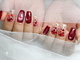 ハートホロネイル