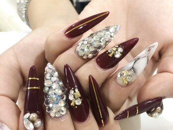 ネイビー(Naivy)/スカルプ つけ放題 大理石