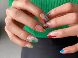 手書きアートネイル