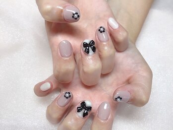 アルティノ ネイル ガーデン(altino nail garden)/オフィスネイル×フラワー