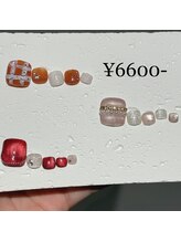イチ 富山駅店(Ichi)/8月フット定額制ネイル☆6,600円