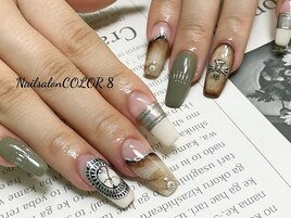 クール、トレンド、スカルプ