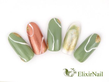エリクサーネイル 神田(Elixir Nail)/シンプル &nbsp;/クーポン使用