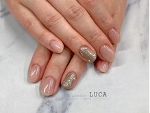 ネイルアトリエルカ(nail atelier LUCA)/M-240 大人シアーカラーネイル