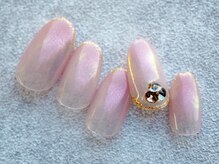 カトルナフ(quatre fois neuf)/シアーピンクの韓国ネイル