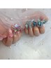 ジェル★パーツ全部つけ放題120分 ¥18000