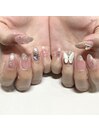 グラデ×パーツ乗せ放題￥3300