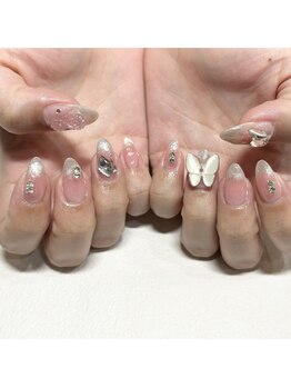 アイズモア 京王八王子店(Eye's More～eyelash＆nail～)/グラデ×パーツ乗せ放題￥3300