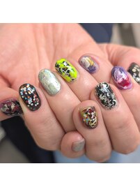 サイケデリックネイル