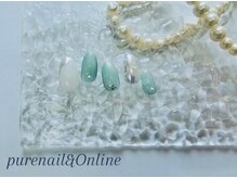 ピュアネイルアンドオンディーヌ/夏　定額デザイン 