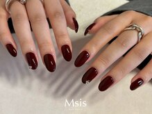 エムシス 夙川店(Msis)/one color ボルドー