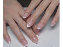 アモールビューティー 新宿店(Amor Beauty)/フレンチ　ハートネイル