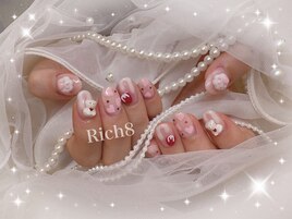 いちごフェアネイル ♪