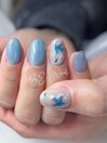アート4本ネイル