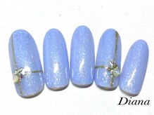 ディアナ ひたちなか高場店(DIANA)/定額ネイル　6600円　B‐017
