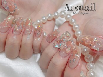 アルスネイル(Ars nail)/キラキラワンホンネイル