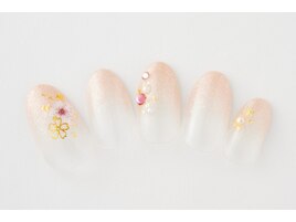 【アートコース】上品桜ネイル