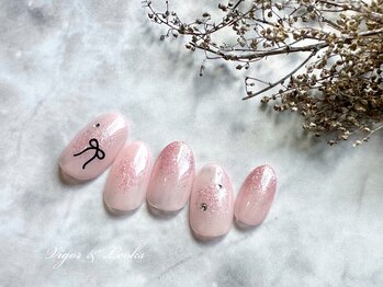 ヴィガー アンド ルックス 白金 目黒(Vigor&Looks)/ピンク ガーリー リボン