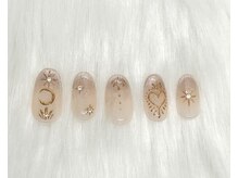 サニーサイド ウィズ マキア 茅ヶ崎店(Sunnyside with MAQUIA)/月のミラーネイル