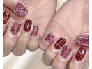 フラッシュチェックネイルオフ♪
