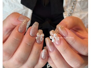 アリアネイル(Aria Nail)の写真/指先を綺麗に見せる清潔感のあるショートネイルも、華やかなロングネイルも、かわいく仕上げます♪