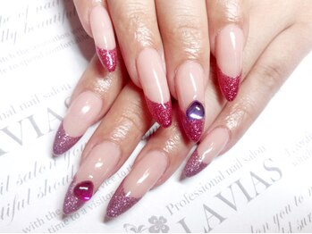 プロフェッショナル ネイルサロン ラヴィアス(LAVIAS)/デザインスカルプ☆アートし放題