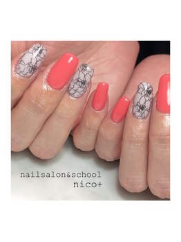 ニコ(nico+)/フラワーネイル