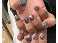 ナンバーネイル 名駅(N° nail)/マグネット　ブルーネイビー