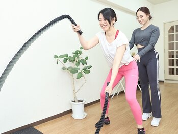 【女性専用パーソナルジム】Studio Sunny Spotの写真/疲れた日でも安心して通える女性専用ジム!当日ご契約で1セッションプレゼントor5,000円割引からお選び可◎