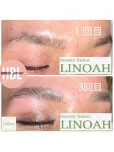 ビューティーサロン リノア(LINOAH)/ハリウッドブロウリフト　３回目