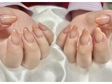 ムーンネイル(moon nail)/テラコッタグラデーション