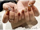  brown nuance nail
