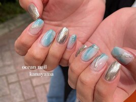 #ミラーデザインネイル